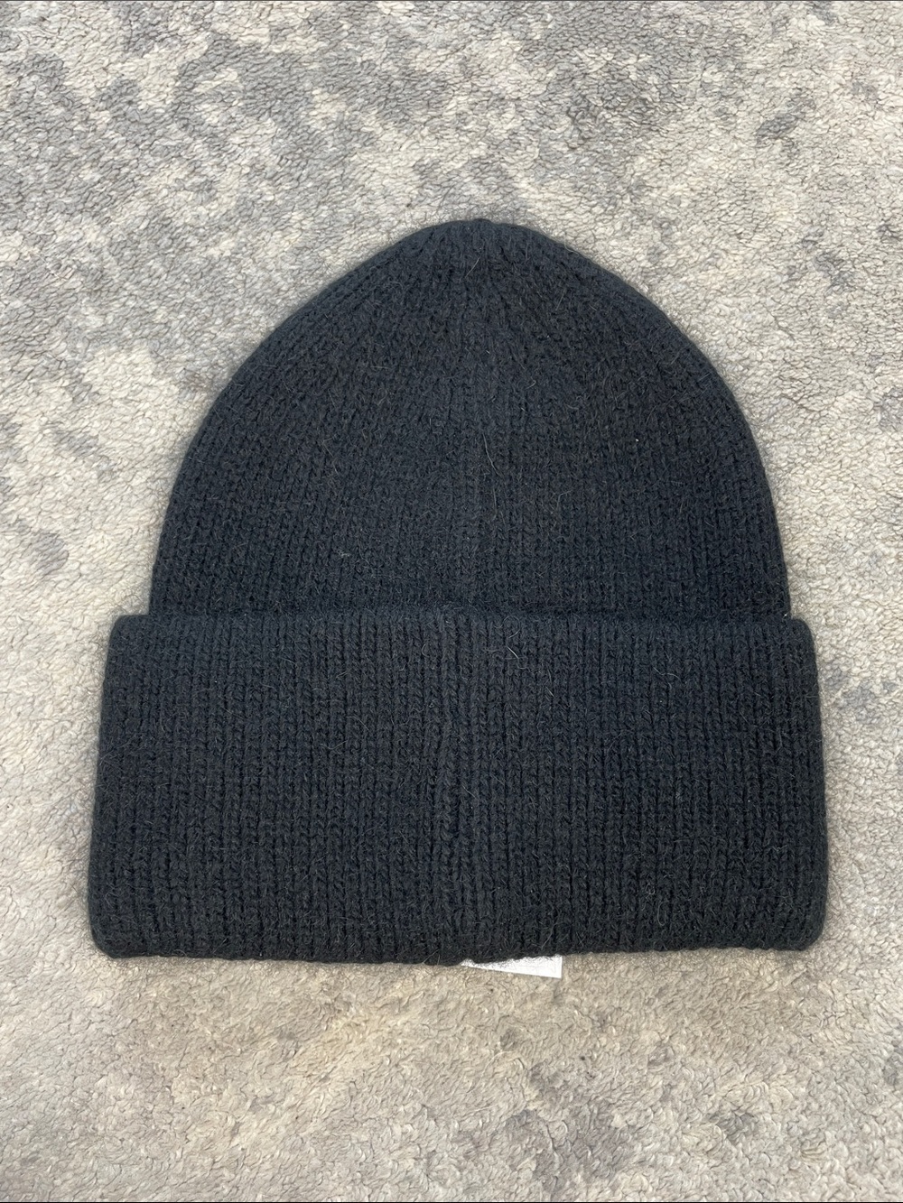 NWT Furlux C2391 Black Crystal Star Angora Nylon Knit Beanie Ski Hat - Picture 5 of 9